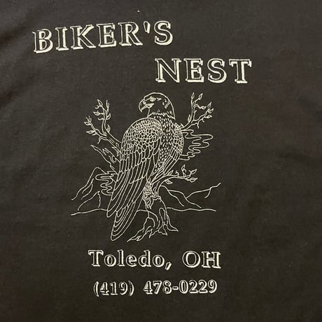 90s Harley-Davidson "BIKER'S NEST" Tシャツ
