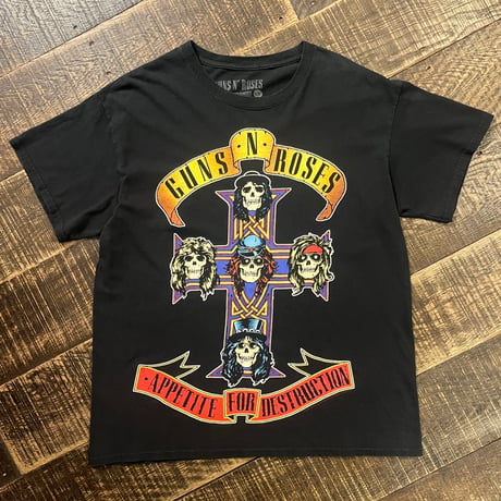 10s GUNS N' ROSES "APPETITE FOR DESTRUCTION" バンドTシャツ