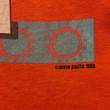 80s Ocean Pacific サーフプリンントTシャツ