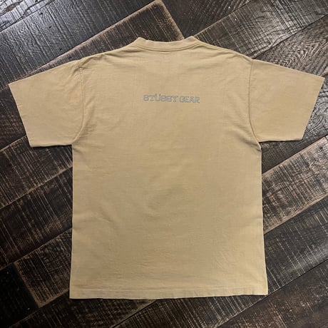 90s STUSSY "STÜSSY GEAR" プリントTシャツ 黒タグ