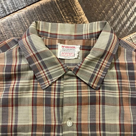 60s McGREGOR SCOTSET オープンカラーシャツ