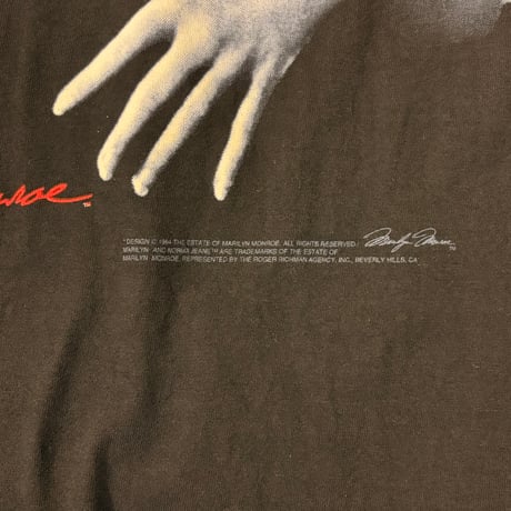 90s MARILYN MONROE フォトプリントTシャツ