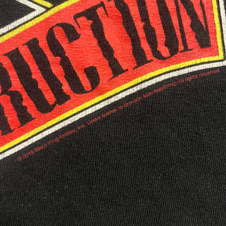 10s GUNS N' ROSES "APPETITE FOR DESTRUCTION" バンドTシャツ