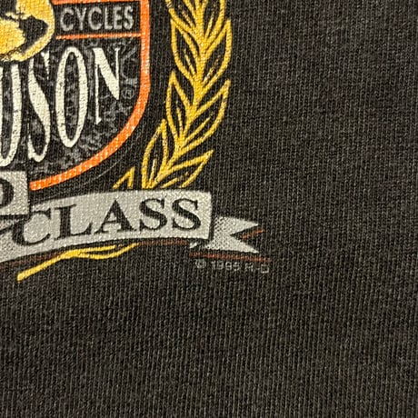 90s Harley-Davidson "HEARTLAND" ロングスリーブヘンリーTシャツ