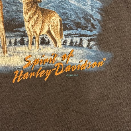 90s Harley-Davidson "Anchorage Alaska" プリントTシャツ