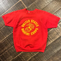 80s ARTEX S/S プリントスウェット USMC