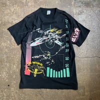 90s STAR WARS X-WING ROGUE SQUADRON プリントTシャツ