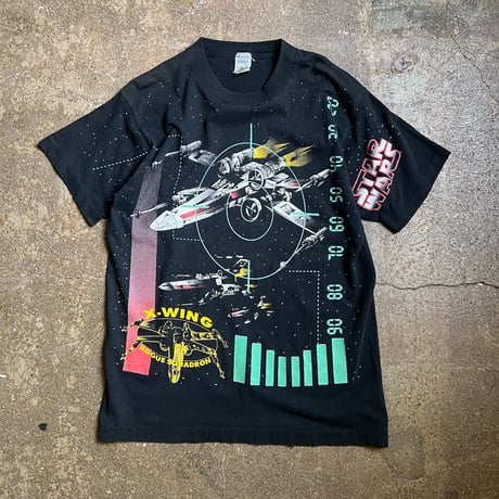 90s STAR WARS X-WING ROGUE SQUADRON プリントTシャツ