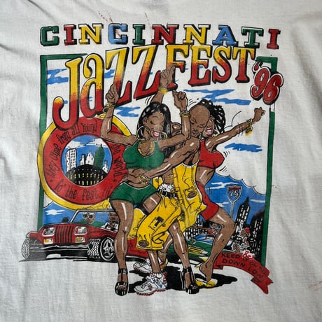 Cincinnati Jazz Fest ’96 プリントTシャツ