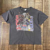 90s SALEM 1991 NBA FINALS BULLS LAKERS プリントTシャツ