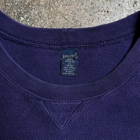90s LANDS' END 鹿の子スウェット