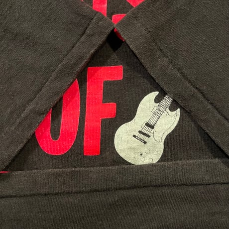80s Champion "The HOUSE OF GUITARS" プリントTシャツ