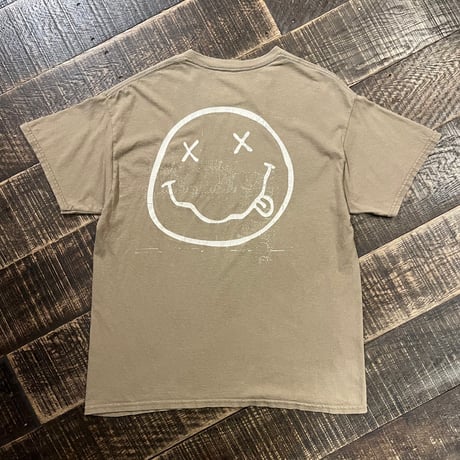 10s NIRVANA "Smiley Face" バンドTシャツ