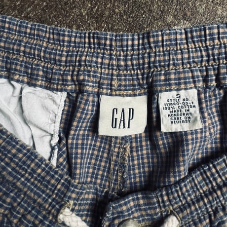 00s GAP チェックショーツ