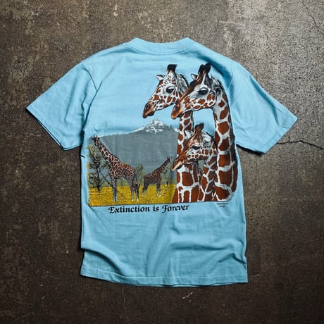 80s Busch Gardens Tampa アニマルプリントTシャツ