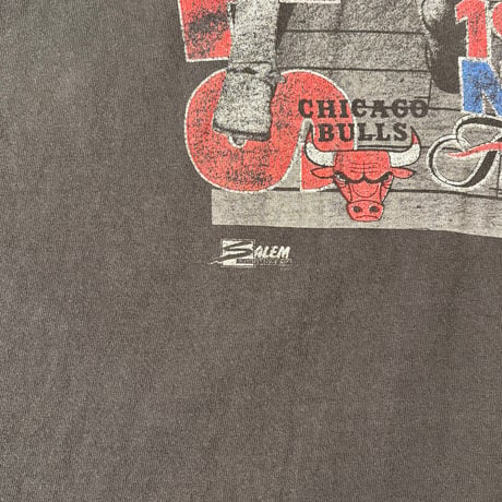 90s SALEM 1991 NBA FINALS BULLS LAKERS プリントTシャツ