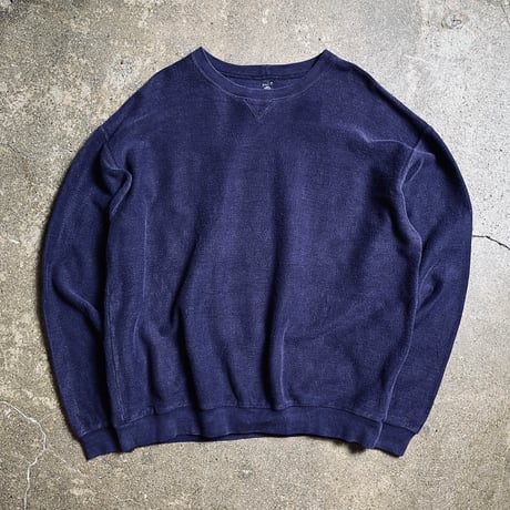 90s LANDS' END 鹿の子スウェット