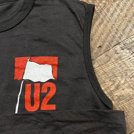 80s U2 スリーブレスTシャツ