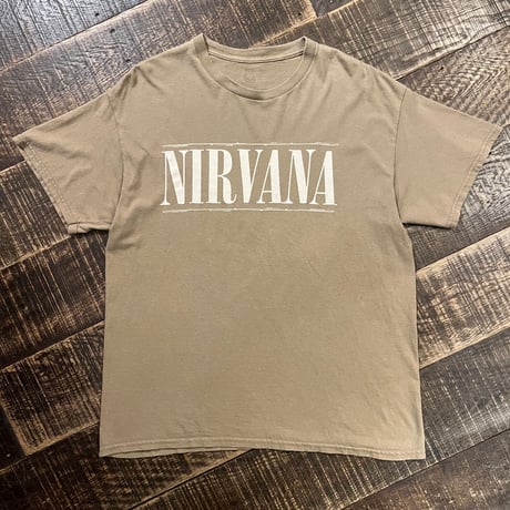 10s NIRVANA "Smiley Face" バンドTシャツ