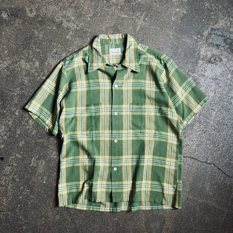 70s BRENT オープンカラーシャツ