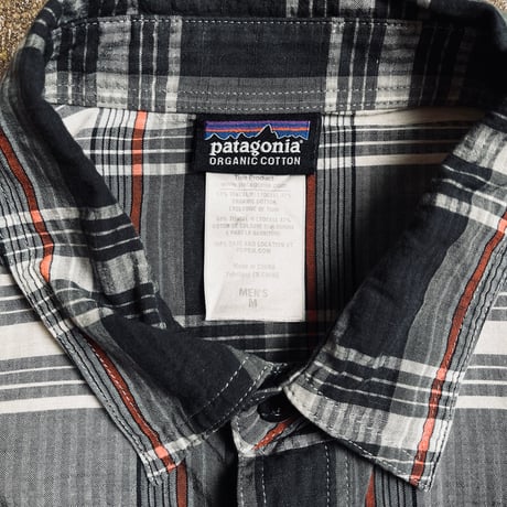 00s Patagonia 半袖チェックシャツ