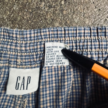00s GAP チェックショーツ