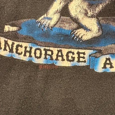 90s Harley-Davidson "Anchorage Alaska" プリントTシャツ
