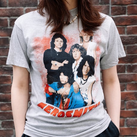 80s AEROSMITH ’84 BACK IN THE SADDLE TOUR Tシャツ