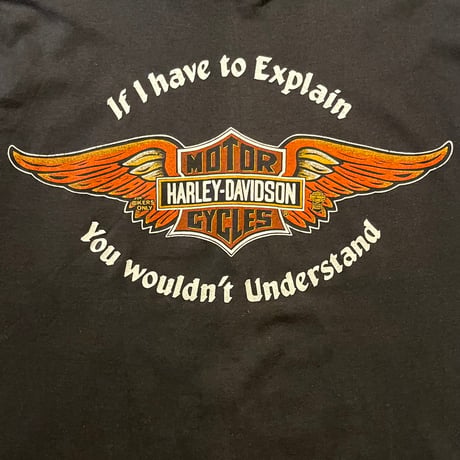80s～ Harley-Davidson Glens Falls, New York スリーブレスTシャツ
