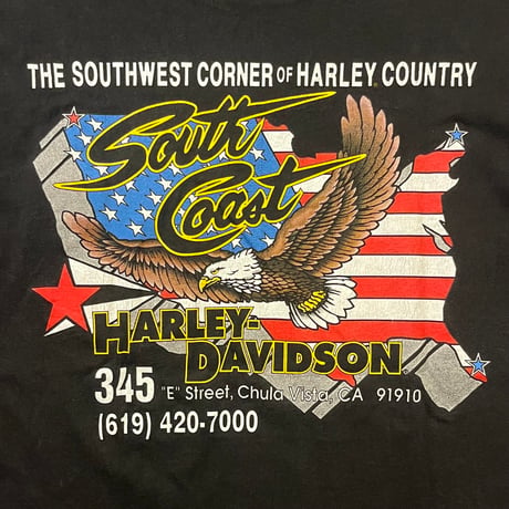 90s HARLEY-DAVIDSON South Coast Tシャツ
