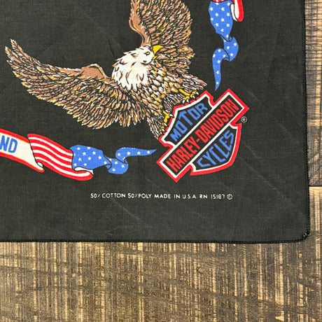 80s～90s HARLEY-DAVIDSON AN AMERICAN LEGEND バンダナ