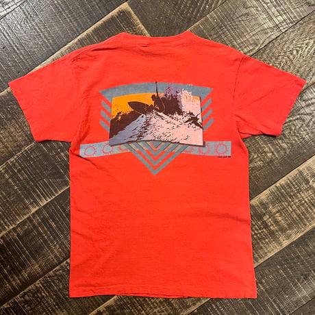 80s Ocean Pacific サーフプリンントTシャツ