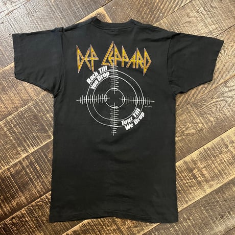80s DEF LEPPARD “PYROMANIA” バンドTシャツ