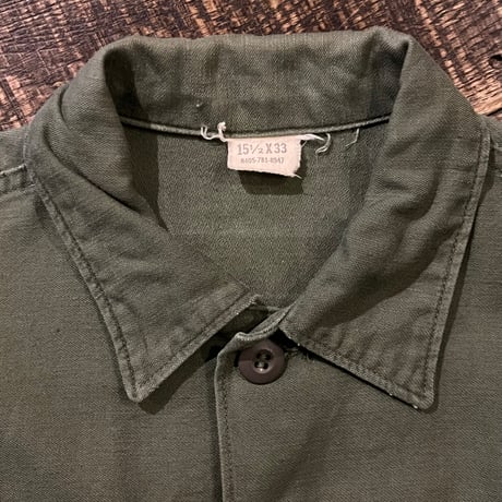 60s US.AIR FORCE OG 107 Sateen Shirts "Short Sleeve Custom"