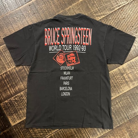 90s Bruce Springsteen "WORLD TOUR 1992-93" バンドTシャツ