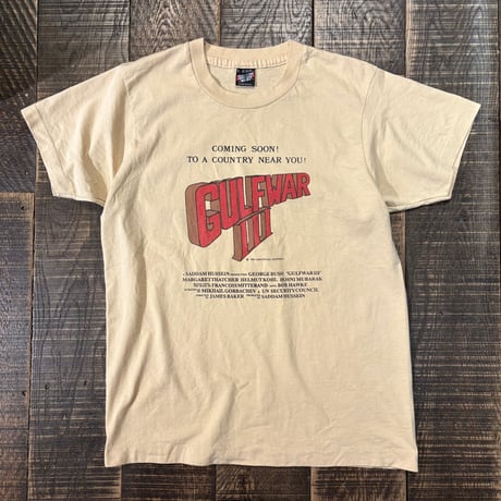 90s SCREEN STARS "GULFWAR Ⅲ” プリントTシャツ
