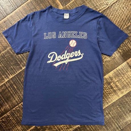 80s Champion "Los Angeles Dodgers" プリンントTシャツ