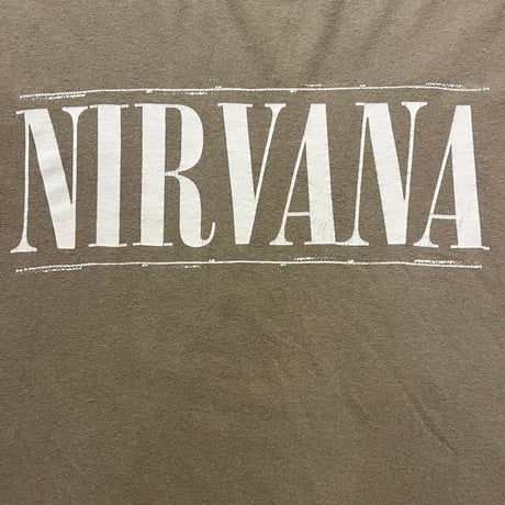 10s NIRVANA "Smiley Face" バンドTシャツ