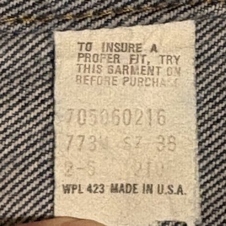 80s Levi’s 70506-0216 デニムジャケット