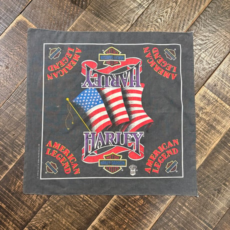 80s～90s HARLEY-DAVIDSON AMERICAN LEGEND バンダナ