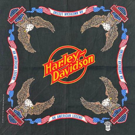 80s～90s HARLEY-DAVIDSON AN AMERICAN LEGEND バンダナ