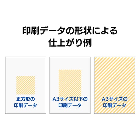 1枚 薄紙印刷 オリジナルデザイン【カラー印刷】A3サイズ