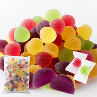 小粒サイズのもっちり食感♪4種のフルーツペクチンゼリー500ｇ（かぼす、巨峰、パイン、いちご）※離島配送不可
