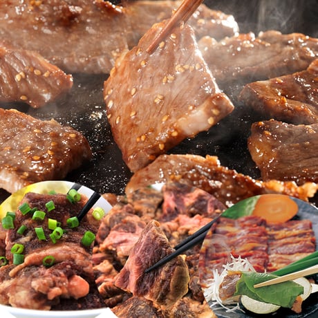 【冷凍便】お手軽簡単BBQにも♪辛味噌タレ漬け牛カルビ（焼肉用）500g※離島配送不可