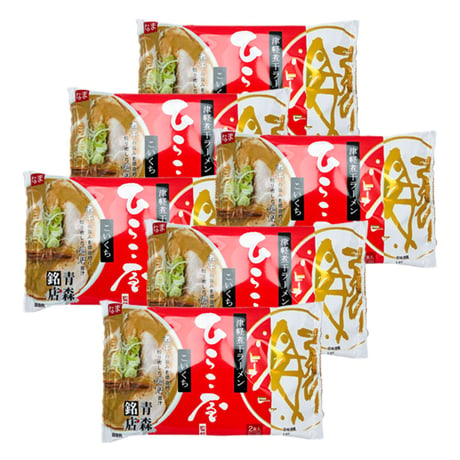 【送料無料】【常温】ひらこ屋お土産ラーメン2食×6袋 青森※沖縄県・離島お届け不可
