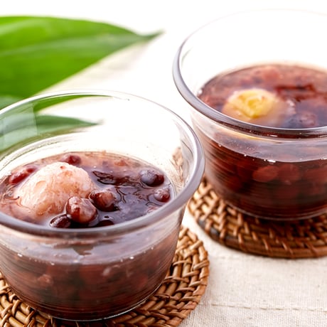 厳選の大粒小豆を使った♪冷やして美味しい!!ぜんざい2種(白玉・栗)8個入り※離島配送不可