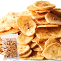 サクっと軽く甘くて美味しい!!【お徳用】濃蜜バナナチップス500g※離島配送不可
