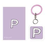 アンブレラマーカー（カード付）P-ちゃん（ラベンダー）