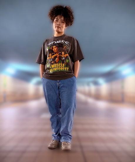 筋肉熱帯雨林HIPHOP Tシャツ