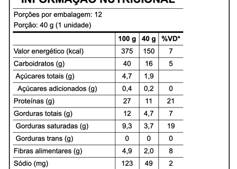 BARRA CRISP COM WHEY PROTEIN - DISPLAY C/ 12 UN